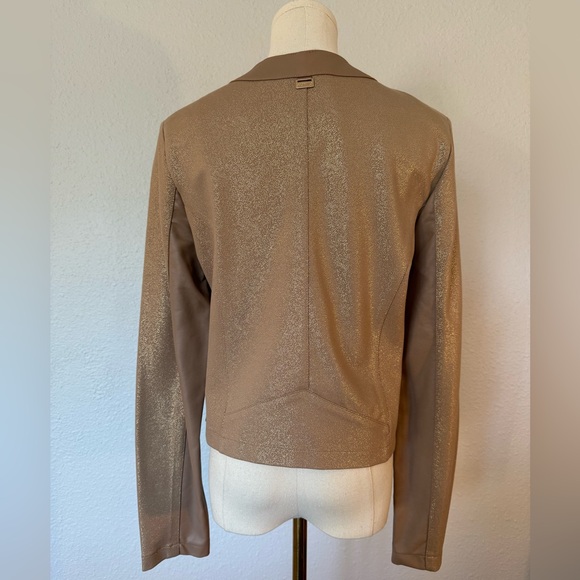 São Paulo Metallic Jacket Sand Color size 10/42 - Picture 5 of 13